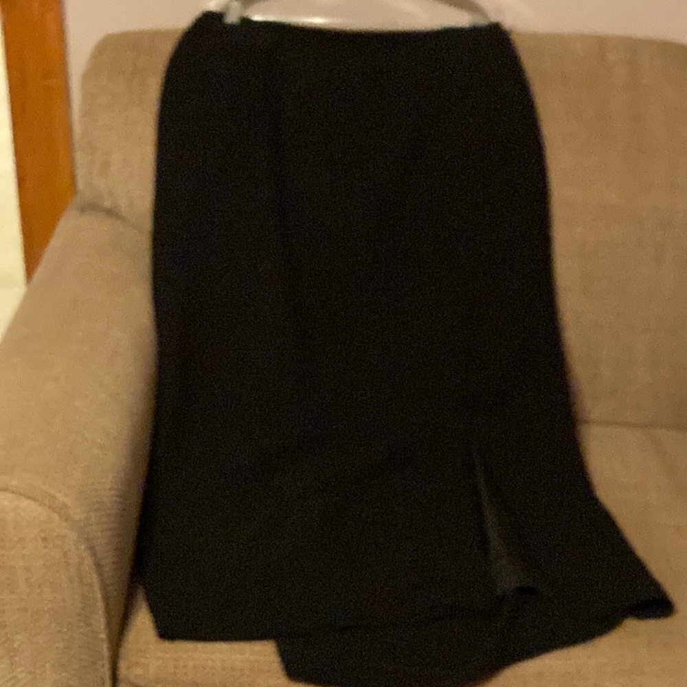 Black full length skirt